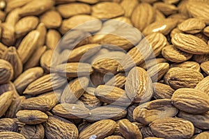 Unshelled almonds in bulk