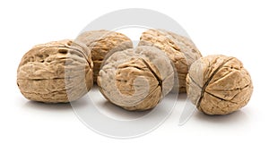 Fresh walnuts isolated