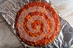 Unsliced NYC Pizza Pie