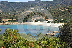 Unspoiled beach in Sardinia