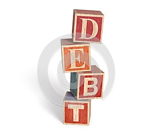 Unstable Stack Of Debt photo