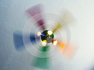 Unstoppable rainbow fan