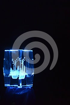 Crystal ornament, The unsurpassed beauty of Azul shown in all its splendor. photo