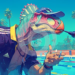 Untamed Aquatics: Spinosaurus Swimming Coach