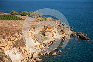 Untamed Greek coast