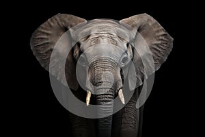 Untamed Jungle elephant nature. Generate Ai