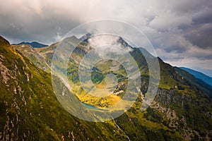 Unterer Kaltenbachsee lake in Solkpass, Austria