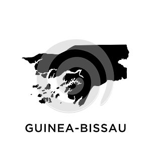 Guinea-Bissau map icon vector trendy photo