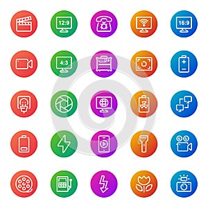 Devices - 25 icons image.