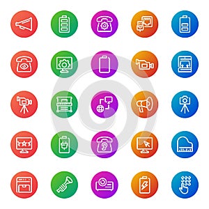 Devices - 25 icons image.