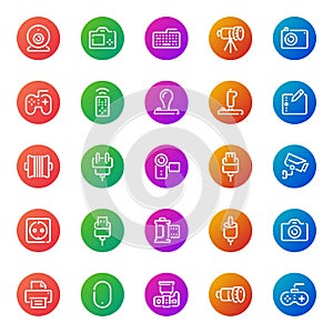 Devices - 25 icons image.