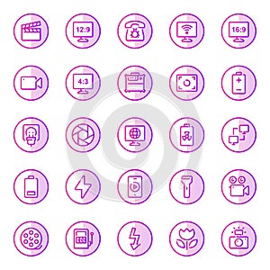 Devices - 25 icons image.