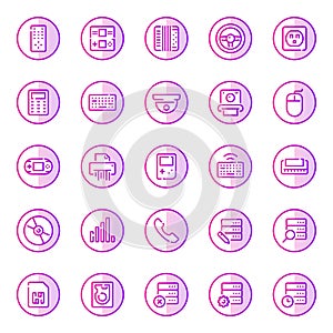 Devices - 25 icons image.