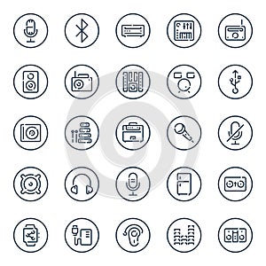Devices - 25 icons image.