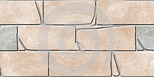 Ceramic digital 3d wall tile bricks home interior elevation tile abstract illustrations.