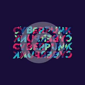 Cyberpunk Futuristic Text Effect Design
