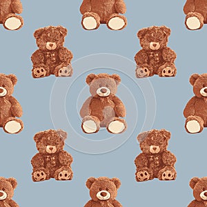 SEAMLESS TEDDY BEAR PATTERN 165