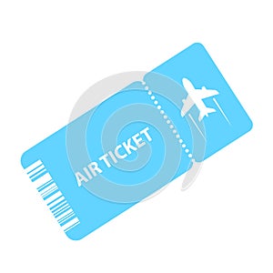 Air ticket vector icon