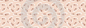 Semirealistic pattern of shell .Hand-drawn shell pattern. Shell isolated pattern for background.