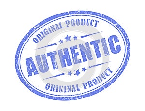 Authentic original product stamp