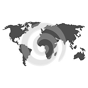 World maps icon vector design symbol