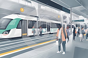 train in the station