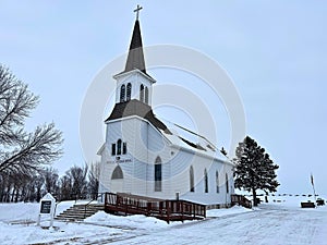 A rare old country church that still welcomes a congregation