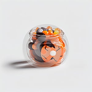Halloween Candy Jar Illustration