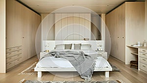 Scandinavian Bedroom : Simple, Functional, and Serene Modern Interior Design.