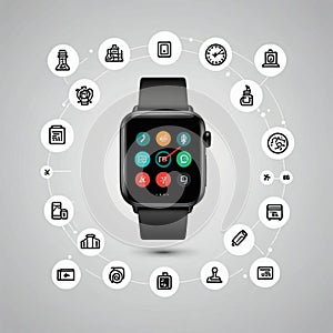 Modern Vector Line Icon Set â Health & Wellness Technology