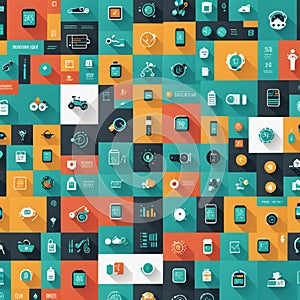 Modern Vector Line Icon Set â Health & Wellness Technology