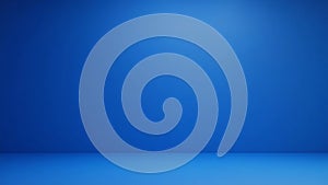 3D Mockup with Sapphire Blue to Navy Gradient Background and Central Spotlight