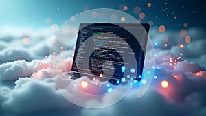 Floating Code Editor Inside Cloud Icon with Instant Deployment to Global Nodes