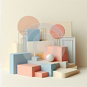 Abstract geometric design