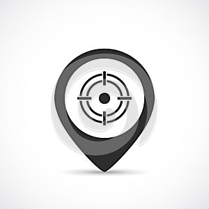 Destination point map marker