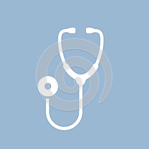 Doctor stethoscope vector icon