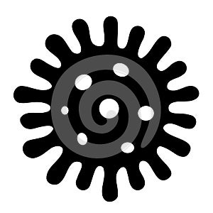 Microbe bacteria icon photo