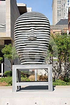 Untitled sculpture by Jun Kaneko, Toronto, Canada