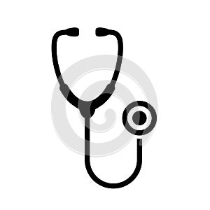 Stethoscope medical icon photo