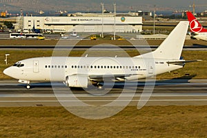 Untitled White Boeing Plane