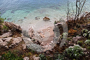 Untouched beach in Croatia