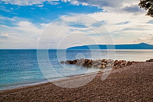 Untouched beach in Croatia