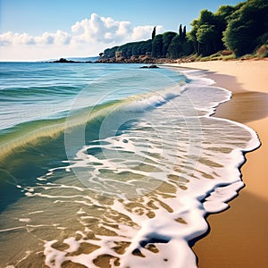 the untouched beauty of summer sand dunes free from human presence trending on artstation sharp