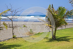 Untouched sandy beach