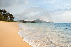 Untouched tropical beach