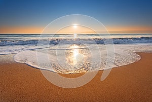 Untouched tropical beach. photo