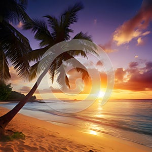 Untouched tropical beach in Sri Lanka