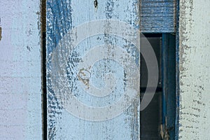 Untreated wooden planks painted with pastel colored chalk paint. Vector wood