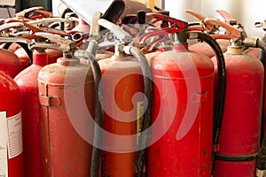 Unused fire extinguisher