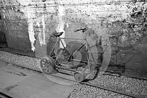 Unused mining with bicycle